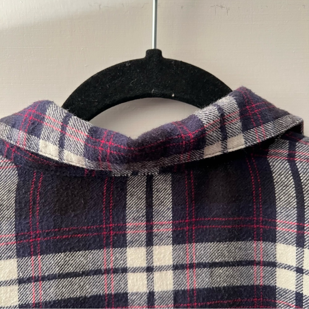 Monki Long Sleeve Button Up Plaid Flannel XS - Picture 8 of 8